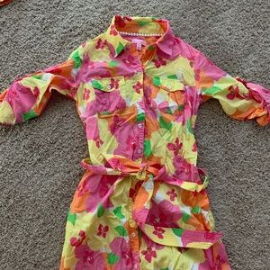 XS button down dress